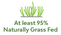 At least 95 percent grassfed