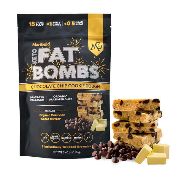 MariGold Chocolate Chip Cookie Dough Fat Bombs