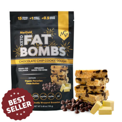 MariGold Keto Fat bombs Chocolate Chip Cookie Dough Low Carb Keto Friendly