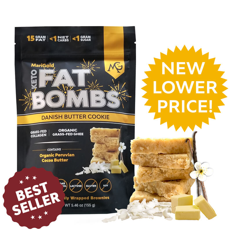 Danish Butter Cookie Fat Bombs MariGold Bars