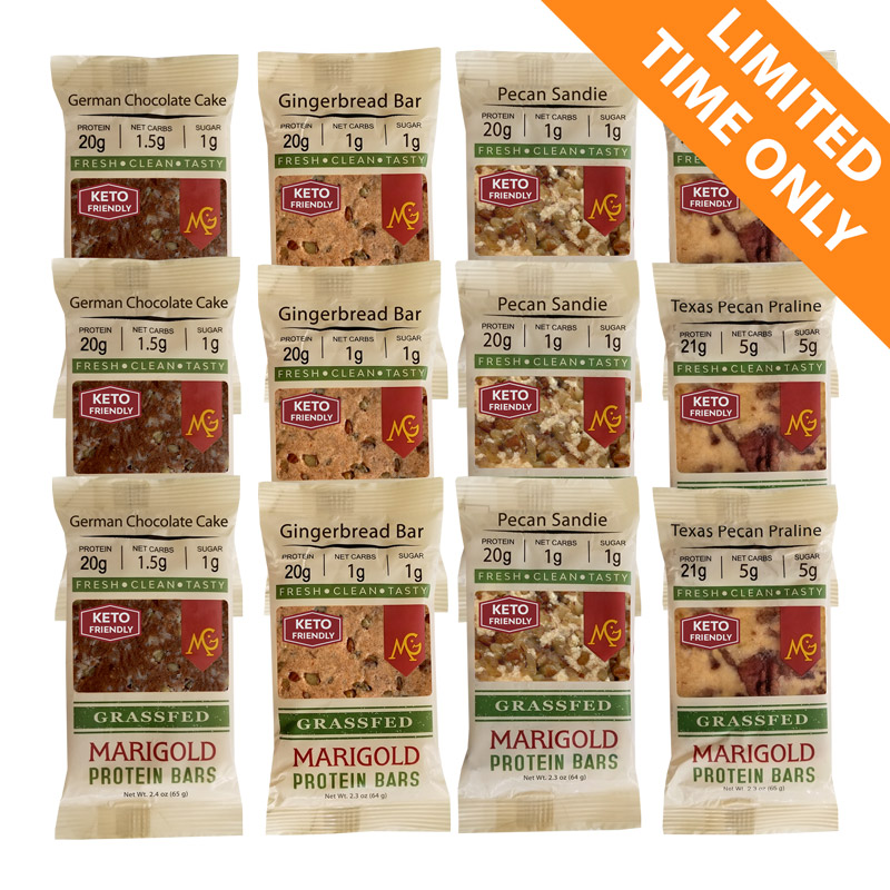 MariGold Fall Pack 2021 The Best Protein Bars Back Labels