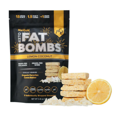 MariGold Keto Fat bombs Lemon Coconut Low Carb Keto Friendly