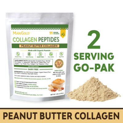 Collagen Peptides Peanut Butter – 2 Serving GO-PAK