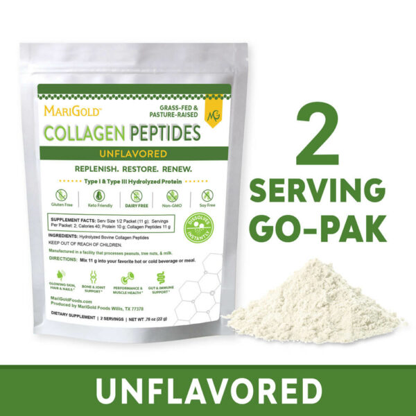 Collagen Peptides Unflavored - 2 Serving GO-PAK