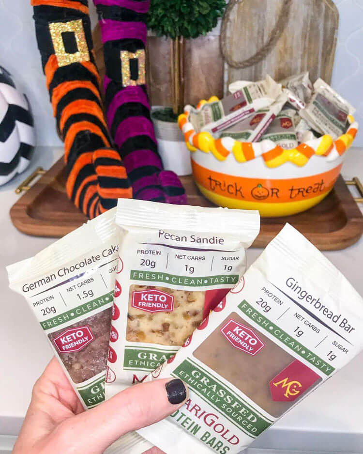 ketoincourt loves Marigold Fall Pack protein bar collection