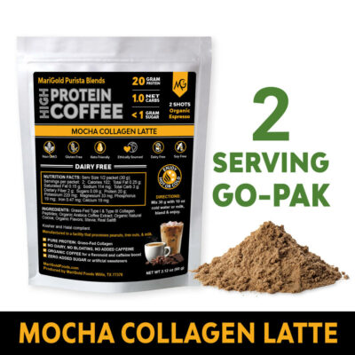 Mocha Collagen Latte Protein Coffee - 2 Serving GO-PAK
