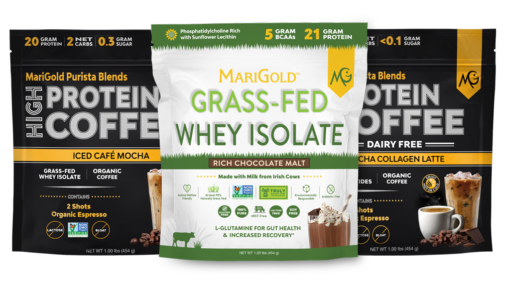 MariGold products used in German Chocolate Protein Coffee Cake