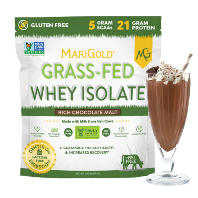 MariGold Rich Chocolate Malt Whey Isolate Protein Powder
