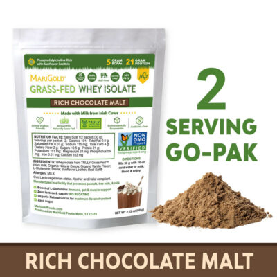 Whey Protein Isolate Rich Chocolate Malt – 2 Serving GO-PAK