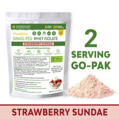 Whey Protein Isolate Strawberry Sundae – 2 Serving GO-PAK
