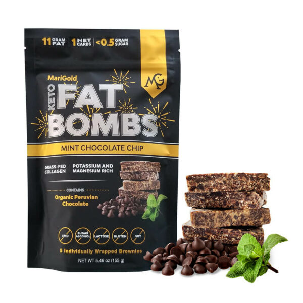 MariGold Keto Fat bombs Mint Chocolate Chip Low Carb Keto Friendly