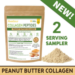 MariGold Peanut Butter Collagen Peptides 2 serving sampler