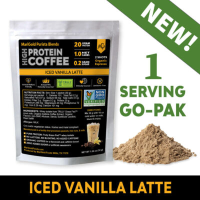 Iced Vanilla Latte Protein Coffee - 1 Serving GO-PAK