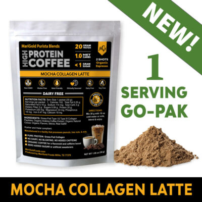 Mocha Collagen Latte Protein Coffee - 1 Serving GO-PAK