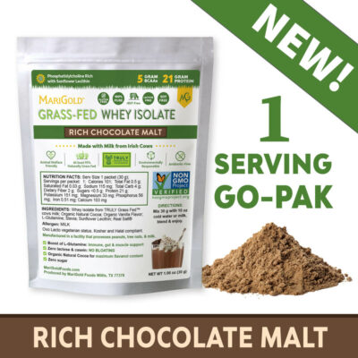 Whey Protein Isolate Rich Chocolate Malt – 1 Serving GO-PAK