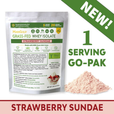 Whey Protein Isolate Strawberry Sundae – 1 Serving GO-PAK