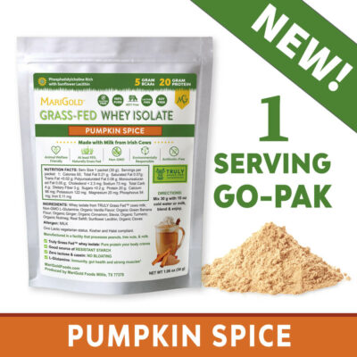 Whey Protein Isolate Pumpkin Spice – 1 Serving GO-PAK Limited