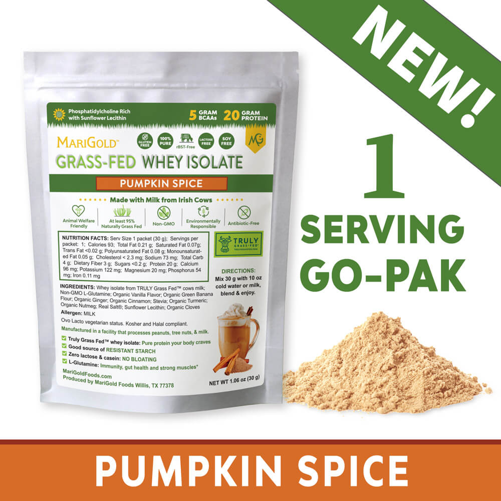 Whey Protein Isolate Pumpkin Spice – 1 Serving GO-PAK Limited