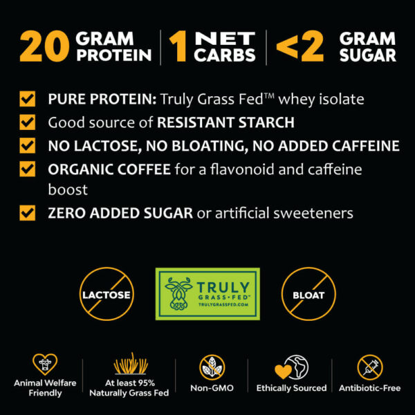 MariGold Pumpkin Spice Latte High Protein Whey Isolate Coffee Info