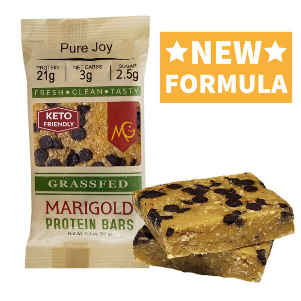 Pure Joy MariGold Bars Keto Friendly Truly Grass Fed Protein Bars