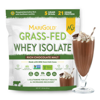 MariGold Rich Chocolate Malt Whey Isolate Protein Powder