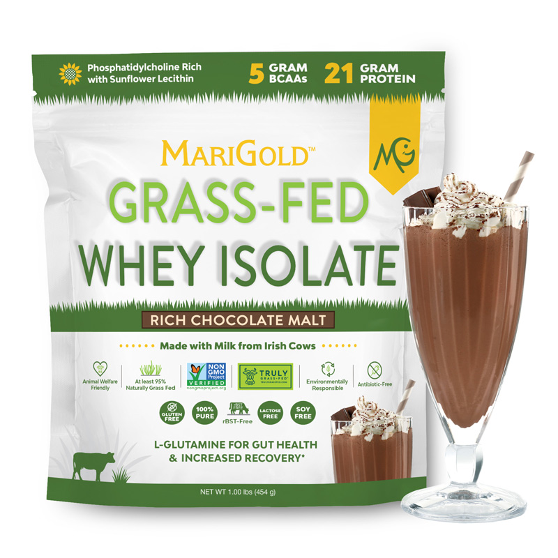 MariGold Rich Chocolate Malt Whey Isolate Protein Powder