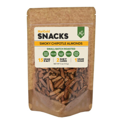 Smoky Chipotle Almonds MariGold Bars Snack Nuts