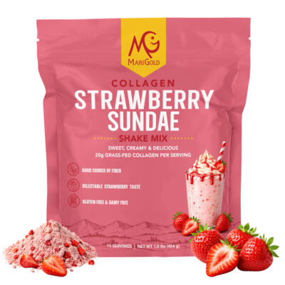 Strawberry Sundae Collagen Shake Mix