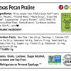 Texas Pecan Praline Back Label
