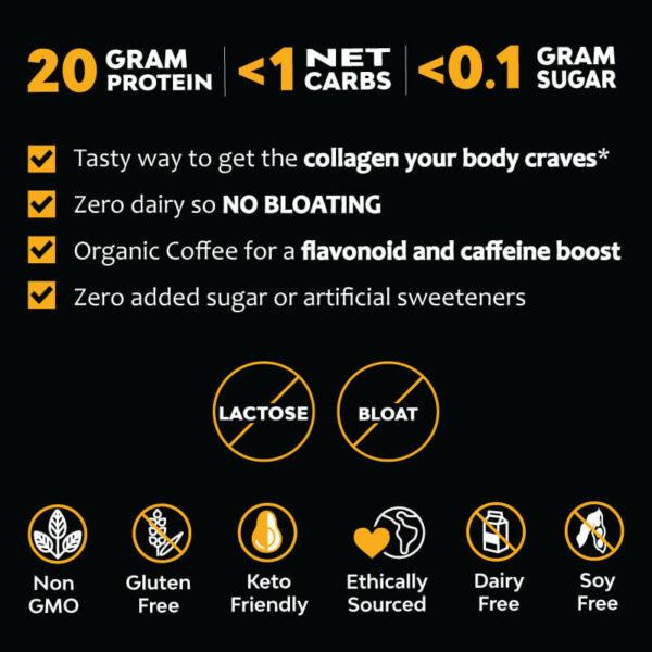 MariGold Collagen Protein Coffee - Vanilla Collagen Latte Icons