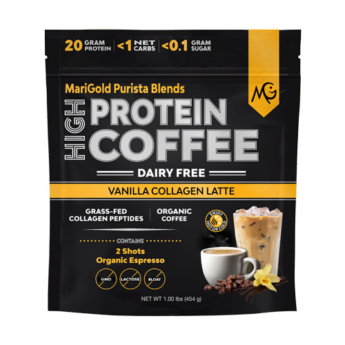 Vanilla Collagen Latte High Protein Collagen Coffee