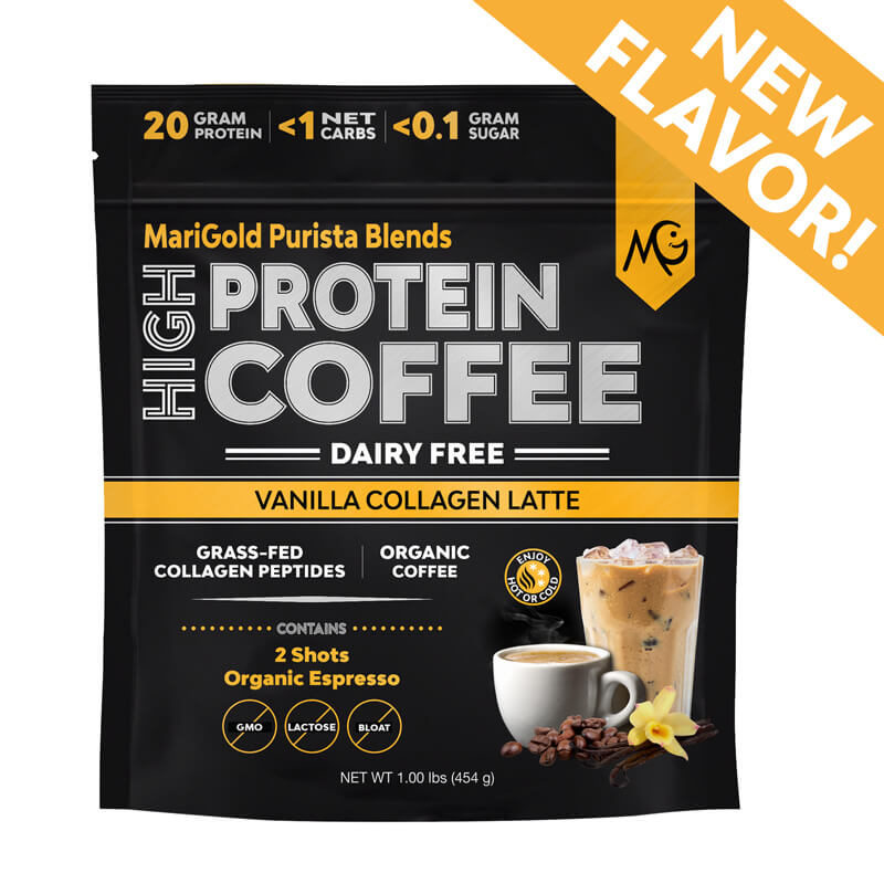 MariGold Collagen Protein Coffee - Vanilla Collagen Latte