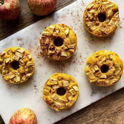 Apple Chai Protein Donuts