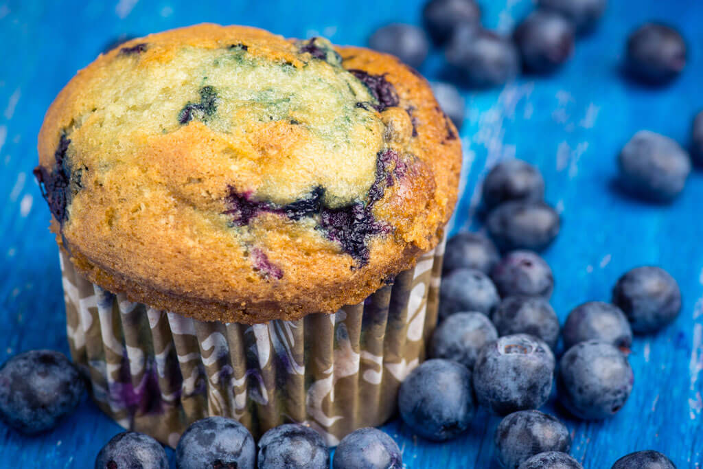 Blueberry Zucchini Muffins