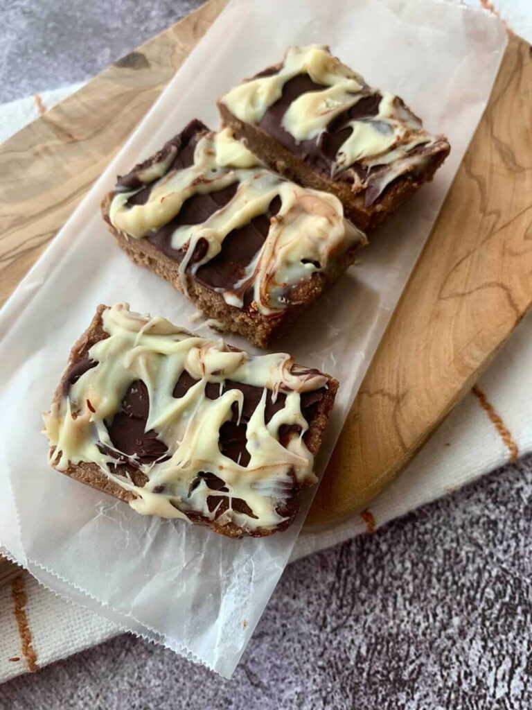 Chocolate Protein Granola Butter Bars