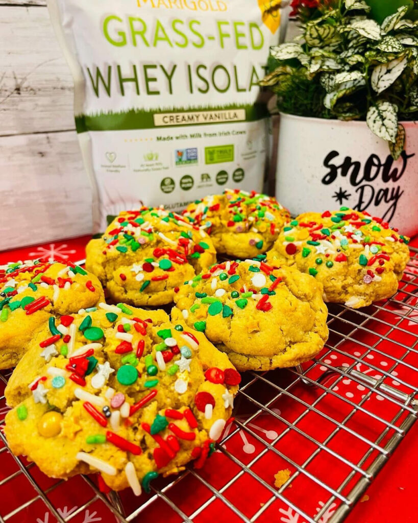 Christmas Sugar Sprinkle Cookies