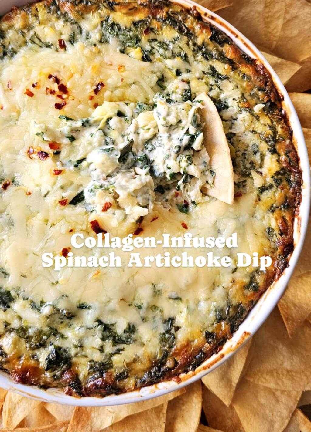 Collagen-Infused Spinach Artichoke Dip