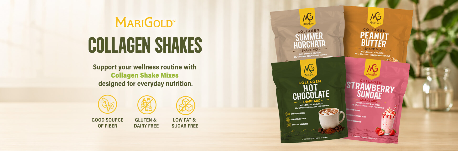 MariGold Collagen Shake Mixes