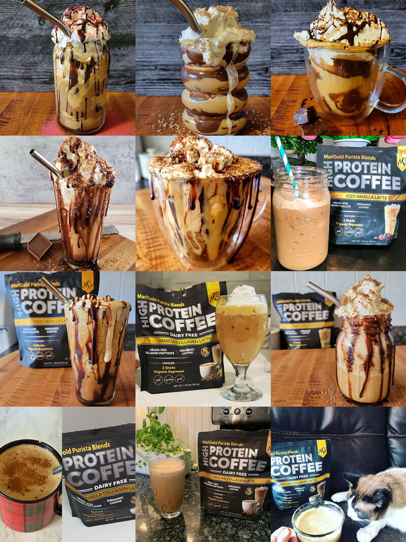 MariGold High Protein Coffee Customer Creations