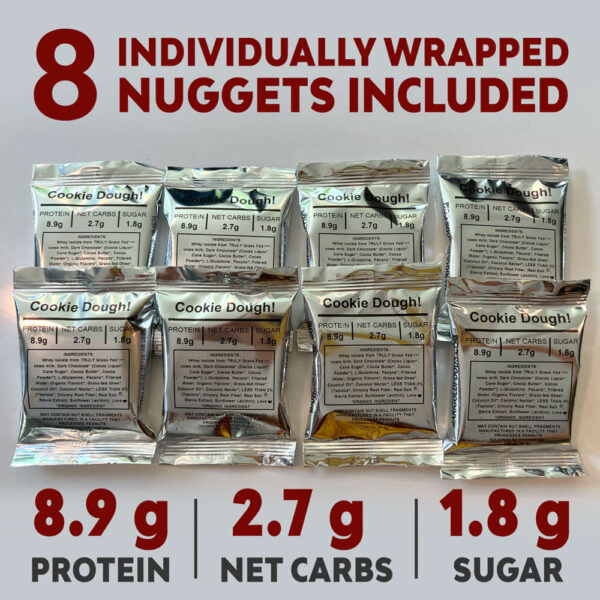 MariGold Nuggets - Eight Individually wrapped nuggets - Cookie Dough!