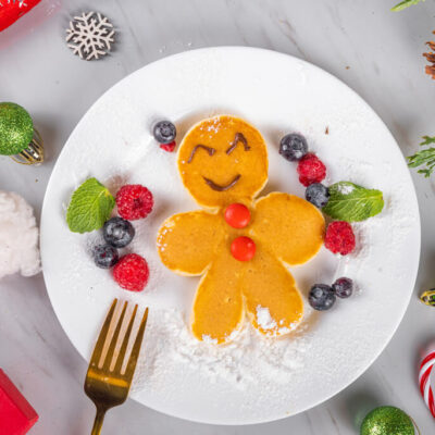 Gingerbread Protein Pancakes