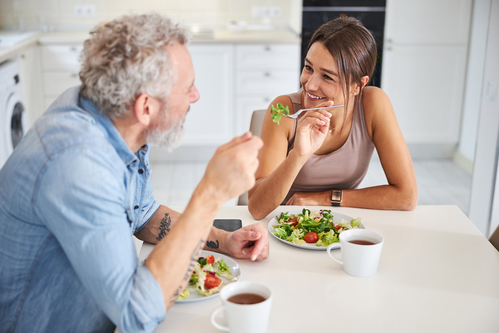 Gut Health and Real Food Ingredients: Eating Salad together