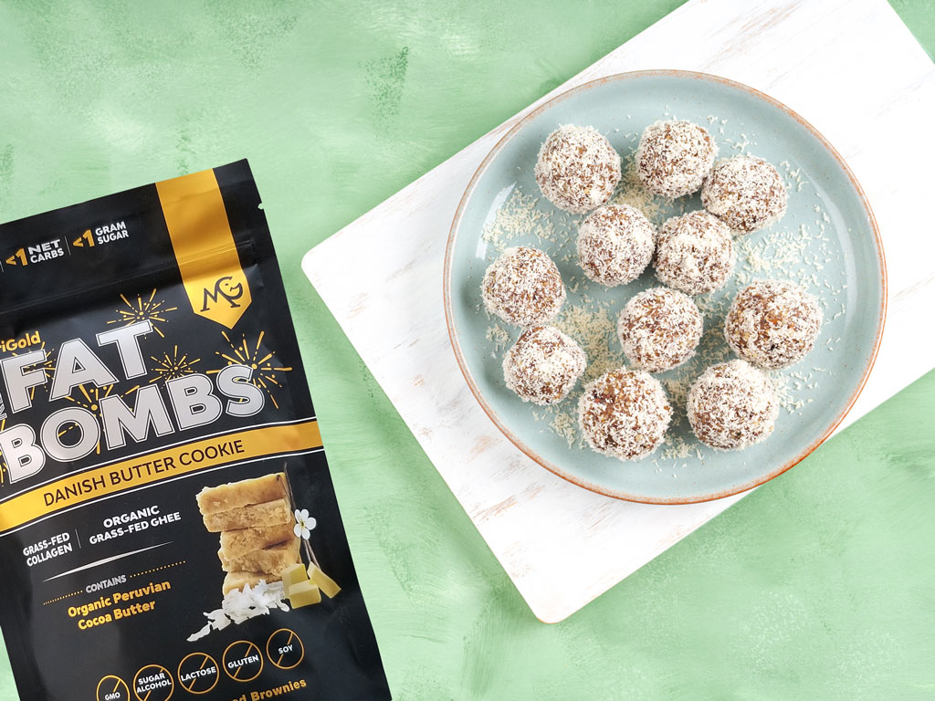 Healthy Fat Snacks with MariGold Fat Bombs