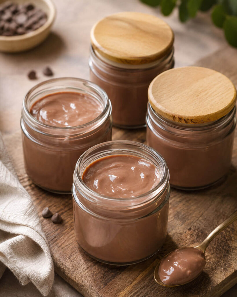Homemade Chocolate Collagen Pudding Snack Packs