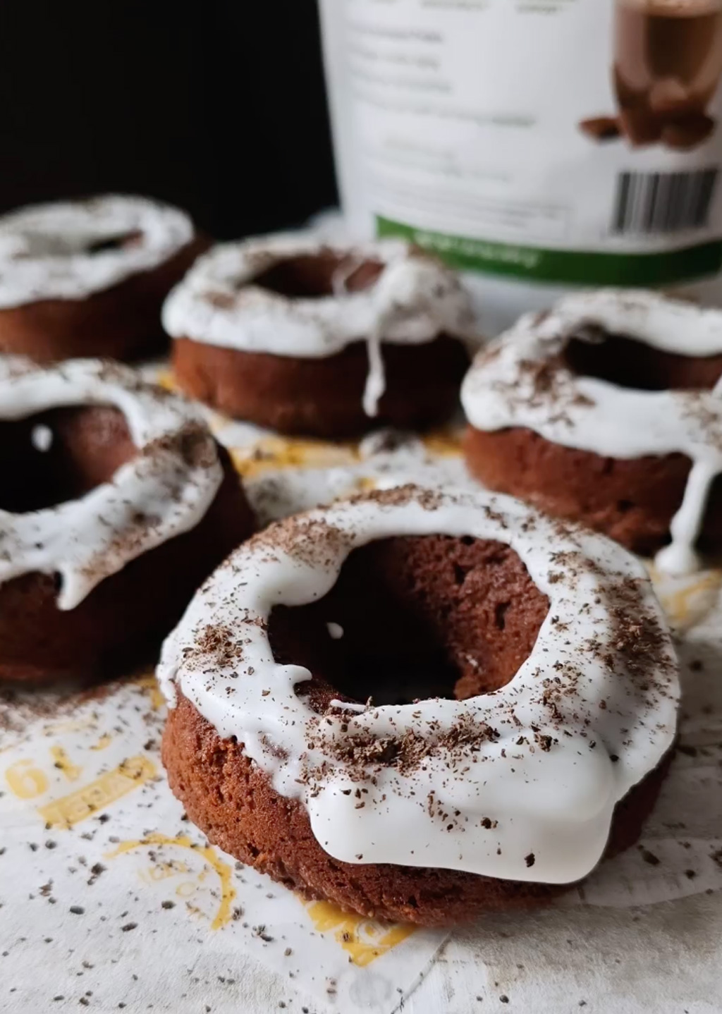 Hot Cocoa Collagen Donuts