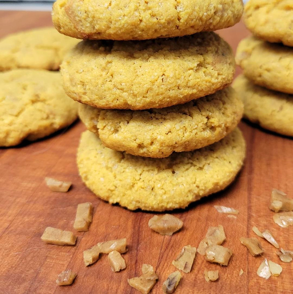 Keto Gingerbread Protein Cookies