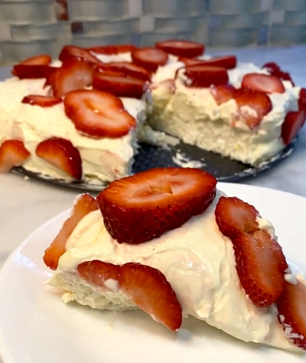 Low Carb Protein Angel Food Cake