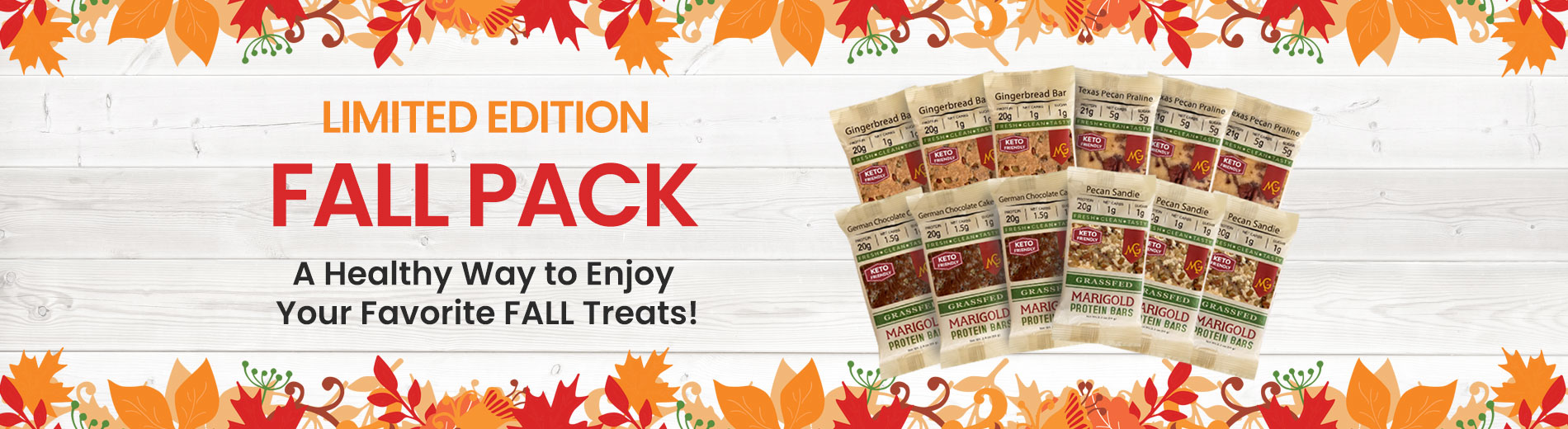 MariGold Fall Pack Protein Bars