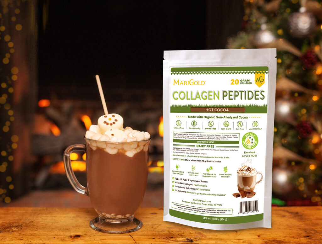 MariGold Hot Cocoa Collagen Peptides