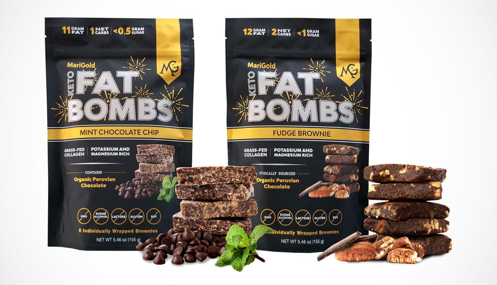 Keto Fat Bombs by MariGold Potassium and Magnesium Rich